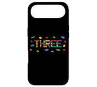 Three - Age 3 Year Old Building Bricks Kid 3rd Birthday Case for iPhone Air