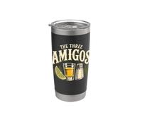 Three Amigos Cinco De Mayo Tequila Party Design Stainless Steel Insulated Tumbler