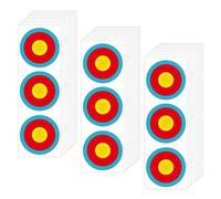 THREE ARCHERS Archery Vertical 30pcs 3 Spot Targets Recurve Bow Targets World Cup Archery Targets