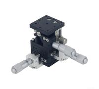 Three-Axis Displacement Platform Manual Slide Stage 0.02mm Accuracy With Lightweight Aluminum Build For Electronics Auto Parts