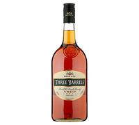 Three Barrels Brandy, 1 Litre