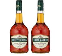 Three Barrels Rare Old French Brandy VSOP, 70cl (Pack of 2)