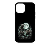Three Bears Moon Howling Wildlife Forest Case for iPhone 12 mini