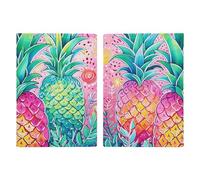Three Big Pineapples Passport Holder, ID Card Protector Case Passport Holder with Slot Passports Travel Wallet Document Cover for Women And Men