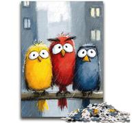 Three Birds Jigsaws Puzzles 2000 Pieces for Adults Gifts,Stress Reliever Staycation Kill Time with Matching Poster And Trivia Sheet (70X100cm)