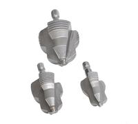 Three Blade Thread Drill Bit 3in1 for Pipe Repair with Hexagonal Handle for Better Grip and Compatibility with Multiple Drill Tools (A)