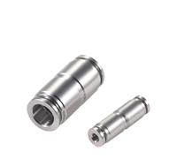 Three Breather Pipe Union Elbow, Straight Pneumatic Quick Connector, PV, PU, PE, 4/6/8/10, 1pc(PU8)