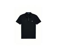 Three-Button Cotton Polo - male - Ralph Lauren - Polo Shirts - Black - 2XL - Tops 2XL