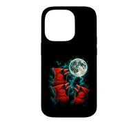 Three Calling Cardinals Beneath Full Moon Case for iPhone 14 Pro