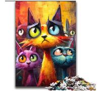 Three Cats Adult Jigsaw Puzzles 2000, Help The Brain Exercise Addictive Toys to Cultivate Patience Perfect Decoration (70x100cm)