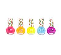 Three Cheers For Girls by Make It Real Neon Nail Polish - Kids Nail Varnish Set - Includes 5 Neon Colours - Gifts for Girls