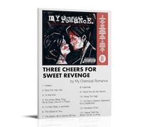 Three Cheers for Sweet Revenge-My Chemical Romance Poster Canvas Wall Art Modern Simple Style Suitable for Various Life Scenes Is Also A Great Birthday Gift Souvenir ChoiceFrame-style24x36inch(60x90cm
