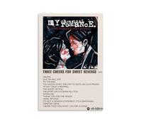Three Cheers for Sweet Revenge-My Chemical RomanceArt Decoration Painting Waterproof And Stain Resistant, Living Room Study Coffee Shop Wall Painting Free Installation Easy to Clean Preferred Gift Giv