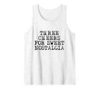 Three Cheers Sweet Nostalgia Elder Emo Millennial 2000s Tank Top