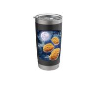 Three Chicken Nuggets Howling At The Moon for Kids Men Women Stainless Steel Insulated Tumbler