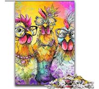 Three Chickens 2000 Piece Jigsaw Puzzles for Adults Gifts, Toy Intellectual Game Artists Collection, Fine Art (70x100cm)