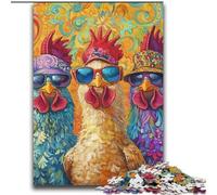 Three Chickens 2000 Piece Jigsaw Puzzles for Teenagers Gifts, for And 14 Years And over Brainteaser Family Games Christmas Birthday Gifts (70x100cm)