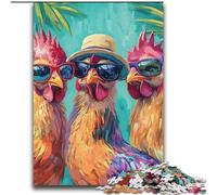 Three Chickens Jigsaw Puzzles for Teenagers 2000, Challenging Game Toys Every Piece Is Unique - Challenging Family Fun Game (70x100cm)