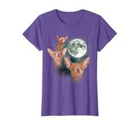 Three Chihuahua Moon 3 Dog Meme Funny Wolves Howling Parody T-Shirt