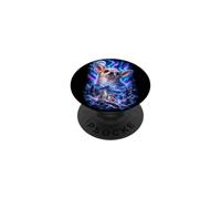 Three Chihuahuas Howl At Moon Cute Funny Chihuahua Art PopSockets Adhesive PopGrip