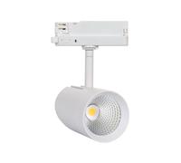 Three Circuit 30W Cool White LED Track Light CRI90 Fuji - White