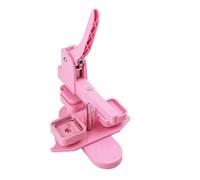 Three Colors Square Refrigerator Badge Machine 50x50mm Suitable For Making Fridge Magnets/Badge Pins Multipurpose(Pink Set)