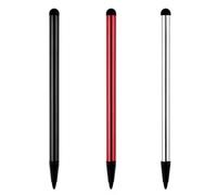 Three Colors Stylus Pens,Universal Fine Point for Phone/Android/Tablet and Other Touch Screens,High Precision Stylus for Touch Screen Devices,Cell Phones and Accessories (Silver Black and Red)