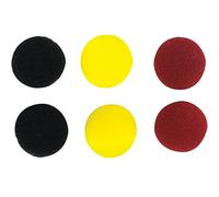 Three Coloured Pairs Of 18mm Replacement Earphone Pads