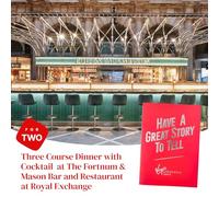 Three Course Dinner with Cocktail for Two at The Fortnum & Mason Bar and Restaurant at Royal Exchange