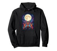 Three Crawfish Moon Galaxy Cool Space Retro Animal 1 Pullover Hoodie