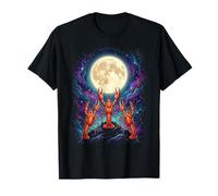 Three Crawfish Moon Galaxy Cool Space Retro Animal 1 T-Shirt