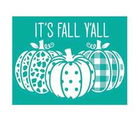 Three Creative Pumpkins Reusable Silk Screen Stencils Printing Stencil Self Adhesive Silk Screen Mesh Transfers Stencils for Chalk Paste Wood,Fabric,Home Decor,Art Crafts T-Shirt