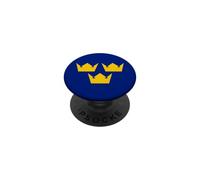 THREE CROWNS TRE KRONOR SWEDEN SYMBOL SWEDISH EMBLEM PopSockets Adhesive PopGrip
