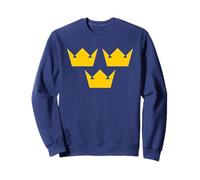 THREE CROWNS TRE KRONOR SWEDEN SYMBOL SWEDISH EMBLEM Sweatshirt