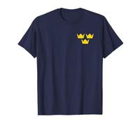 Three Crowns TRE KRONOR Sweden Symbol Swedish Emblem T-Shirt