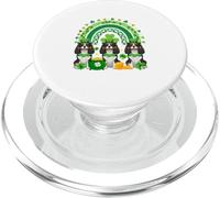 Three Cute Cavalier King Charles Spaniels St. Patrick's Day PopSockets PopGrip for MagSafe