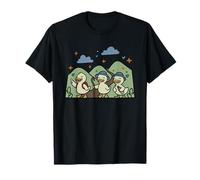 Three Cute Ducks Hiking Mountain Trail Nature Explorer T-Shirt