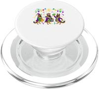 Three Cute German Shepherds Mardi Gras Masked Funny Parades PopSockets PopGrip for MagSafe