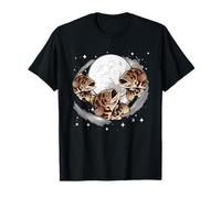 Three Cute Groupers Costume Moon Matching Sea Animal Lover T-Shirt