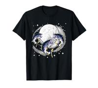 Three Cute Salmons Costume Moon Matching Sea Animal Lover T-Shirt