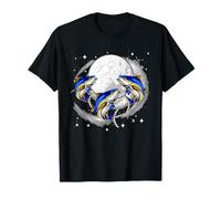Three Cute Tunas Costume Moon Matching Sea Animal Lover T-Shirt