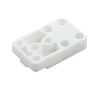 Three-D Typesetter Extruder Heat Block Mounting Structure Tall Stability Plan for Decreased Functional Oscillations Installation Hotend Base