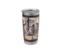 Three Dancers in an Exercise Hall by Edgar Degas (1880) Stainless Steel Insulated Tumbler