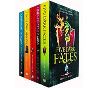 Three Dark Crowns Book Series Books 1 - 5 Collection Set by Kendare Blake (One Dark Throne, Two Dark Reigns, Three Dark Crowns, Queens of Fennbirn & Five Dark Fates)