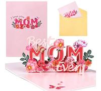 Three Dee Cards - Mum, I Love You - Premium Handcrafted Greeting Card for Mother’s Day, Birthdays, and Special Occasions