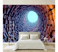 Three Dimensiona Geometric Tunnel Space Extension 3D Wallpaper Luxury Home Dining Decor Paste Sofa Living Room The Wall for Bedroom Mural-300cm×210cm