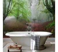 Three Dimensiona Green Plants Jungle River 3D Wallpaper Luxury Home Dining Decor Paste Sofa Living Room The Wall for Bedroom Mural-150cm×105cm