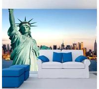 Three Dimensional Architecture Rivers People Statues Art 3D Wallpaper Easy Install Feature Office Living Room Sofa Bedroom TV Background Wall Decoration-350cm×256cm