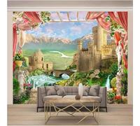 Three Dimensional Castles Buildings Rivers Corridors Art 3D Wallpaper Luxury Home Dining Decor Paste Sofa Living Room The Wall for Bedroom Mural-430cm×300cm