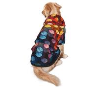 Three-Dimensional Construction Dog Hoodie for Medium and Large Dogs â€“ Soft Polyester Pet Clothes, Suitable for All Seasons